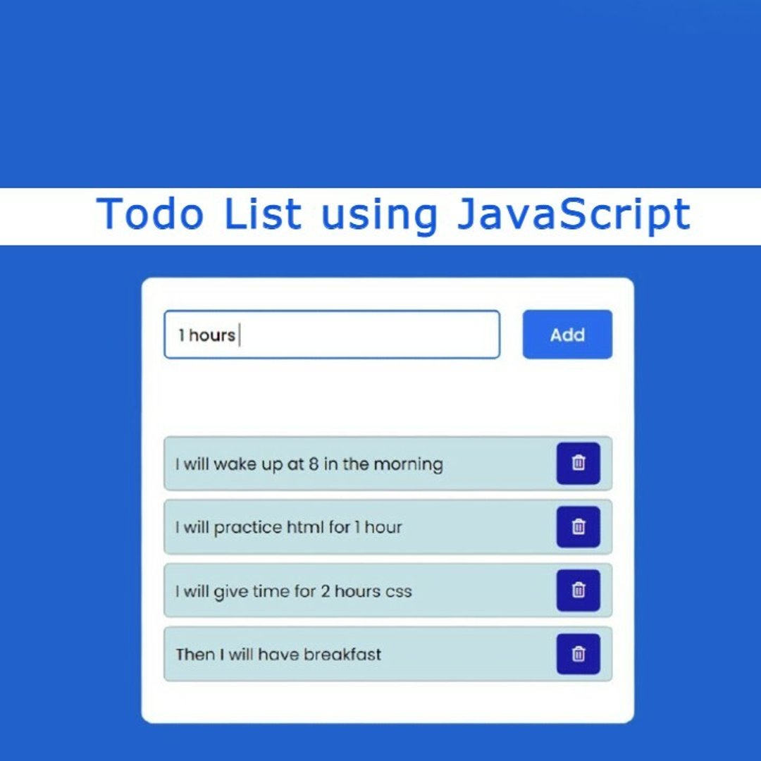 To-do List Javascript project